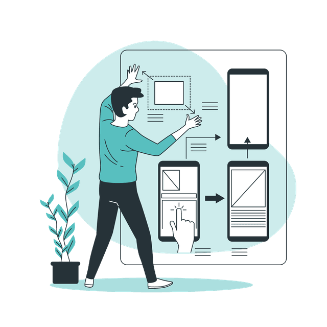 UX Design Thinking illustration